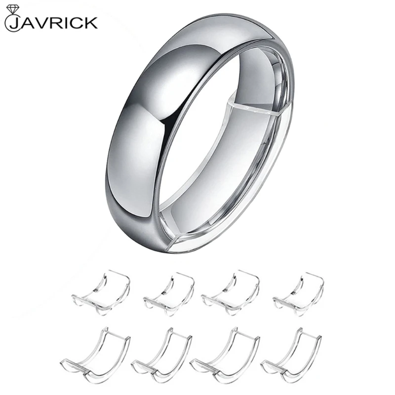 8 Sizes Silicone Invisible Clear Ring Size Adjuster Resizer Loose Rings Reducer Sizer Fit Any Jewelry Tools | Украшения и