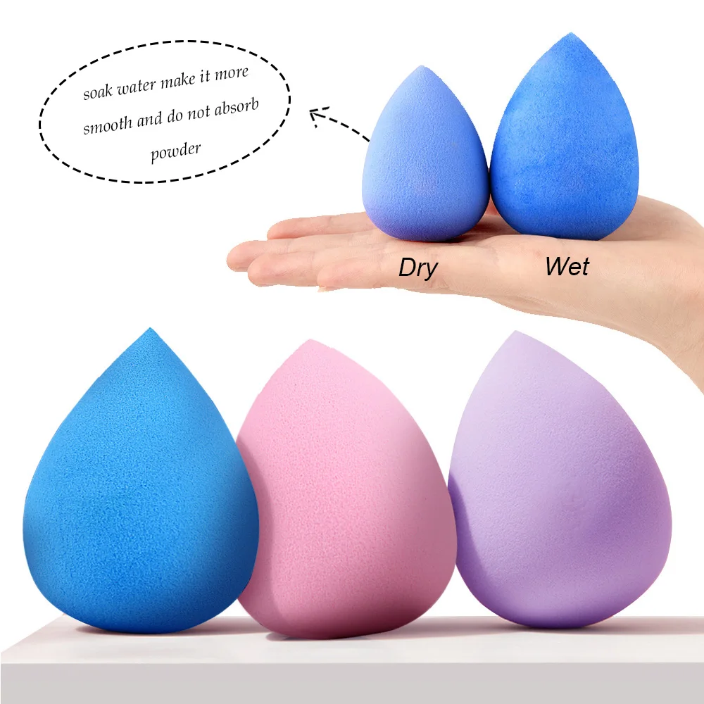 Мягкая косметическая губка SANIYE для основы макияжа спонж растушевки мягкая пудры
