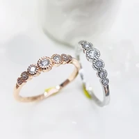 new fashion simple 100 925 silver original diamond brand rings for women female ring moissanite engagement ring jewelry