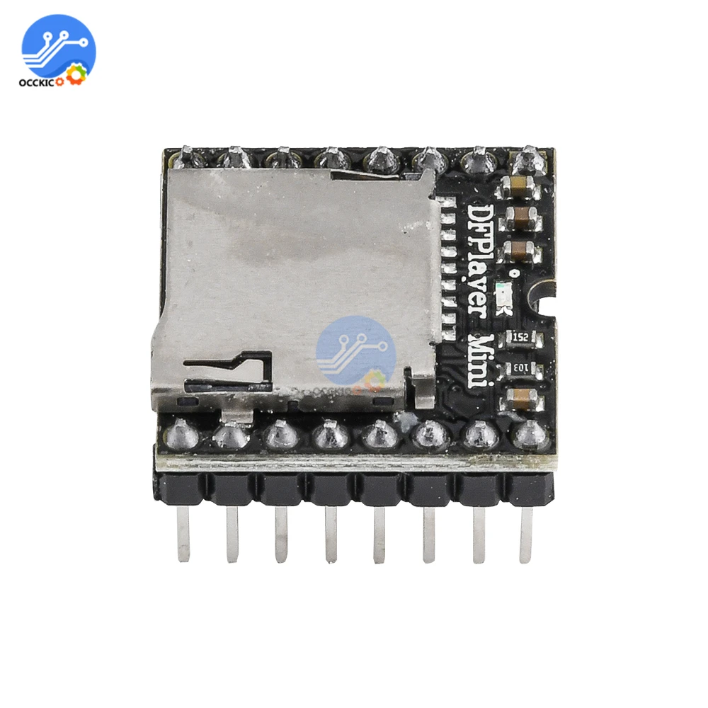 Мини модуль mp3 проигрывателя DF декодирующая плата для Arduino порт Sup TF карта U диск
