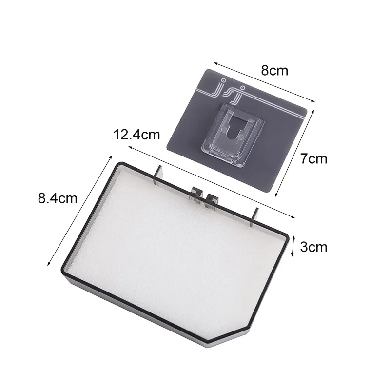 

Non-Marking Paste Soap Box Perforated Toilet Soap Box Sponge Soap Box Wall Hanging Drain Soap Holder Bathroom Accessories