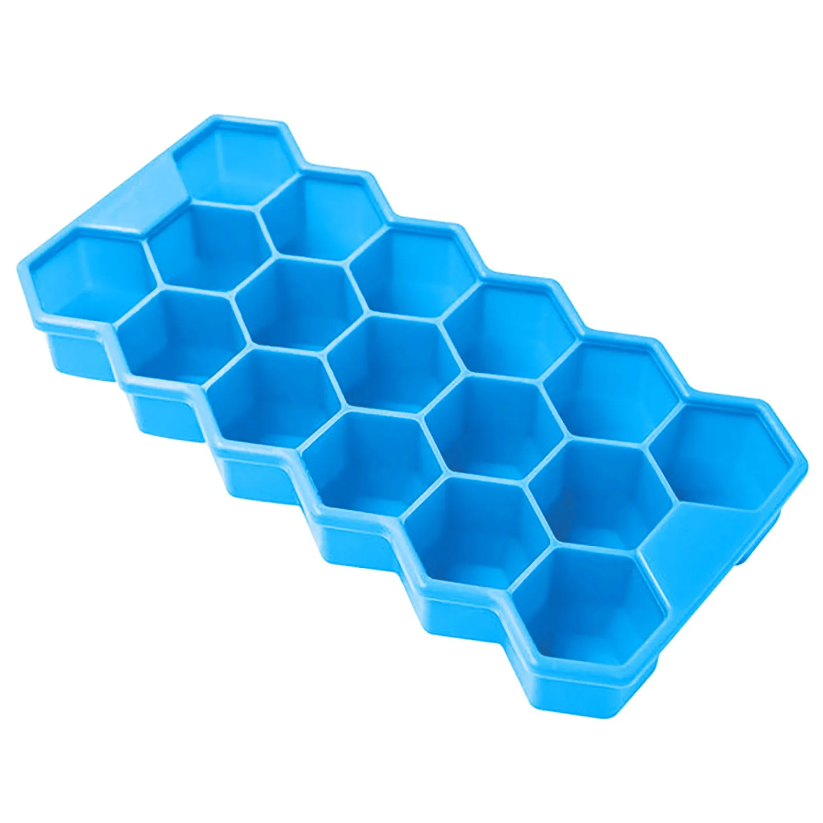 

17 Cells Ice Cube Mold Honeycomb Tray Silicone Odorless Silicone Ice Tray Ice Mold