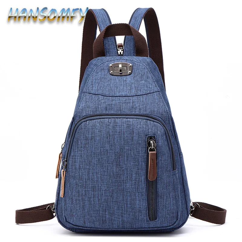 Рюкзак на ремне Женский водонепроницаемый одно плечо молнии|Женские рюкзаки| |