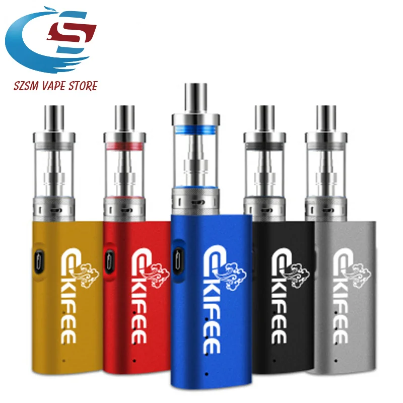 Оригинальный бокс мод Ekifee 40 Вт Стартовые наборы емкость 3 0 мл аккумулятор 2200 мАч