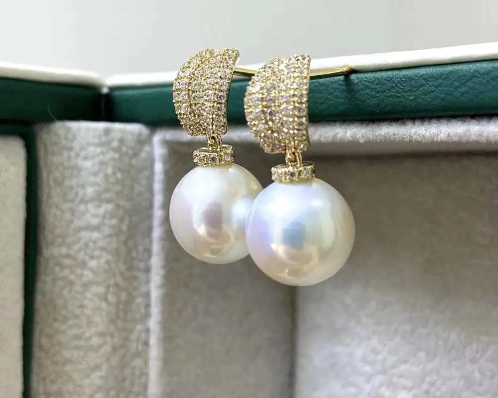 

Bridal Design 14K Gold Hot Earrings Mountings Accessories Settings Jewelry Findings for Pearls Beads Crystal Coral Agate Stones