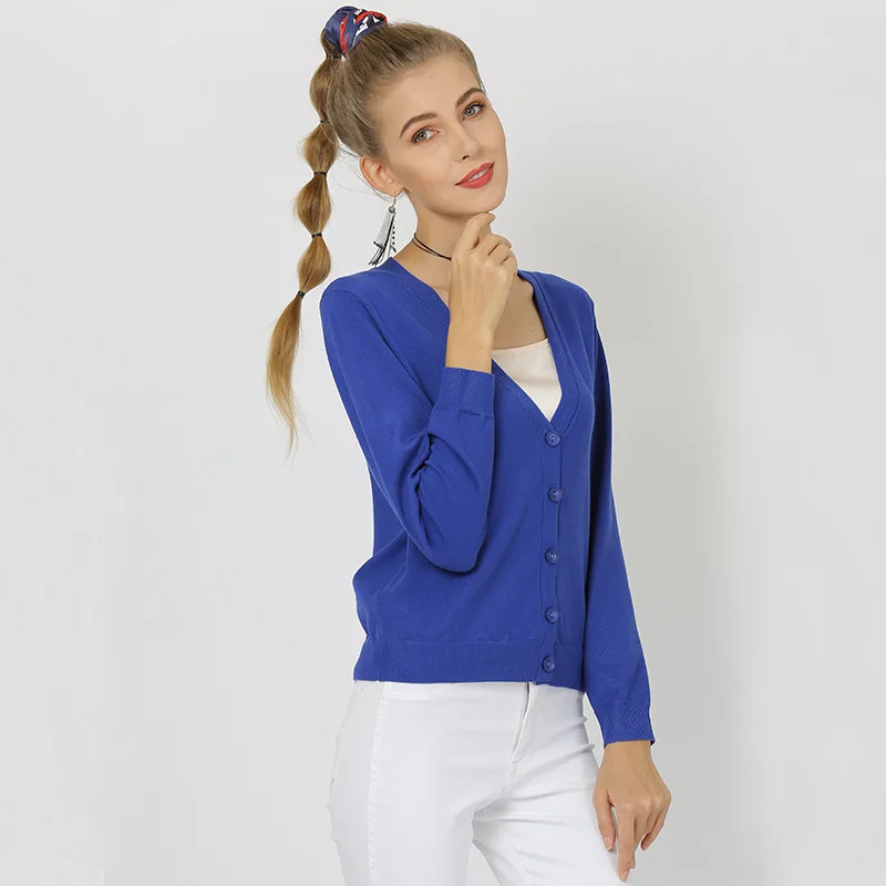 

Large size 5XL knitted sweater cardigan women's autumn and winter new pure color sweater coat V-neck top slim sweater
