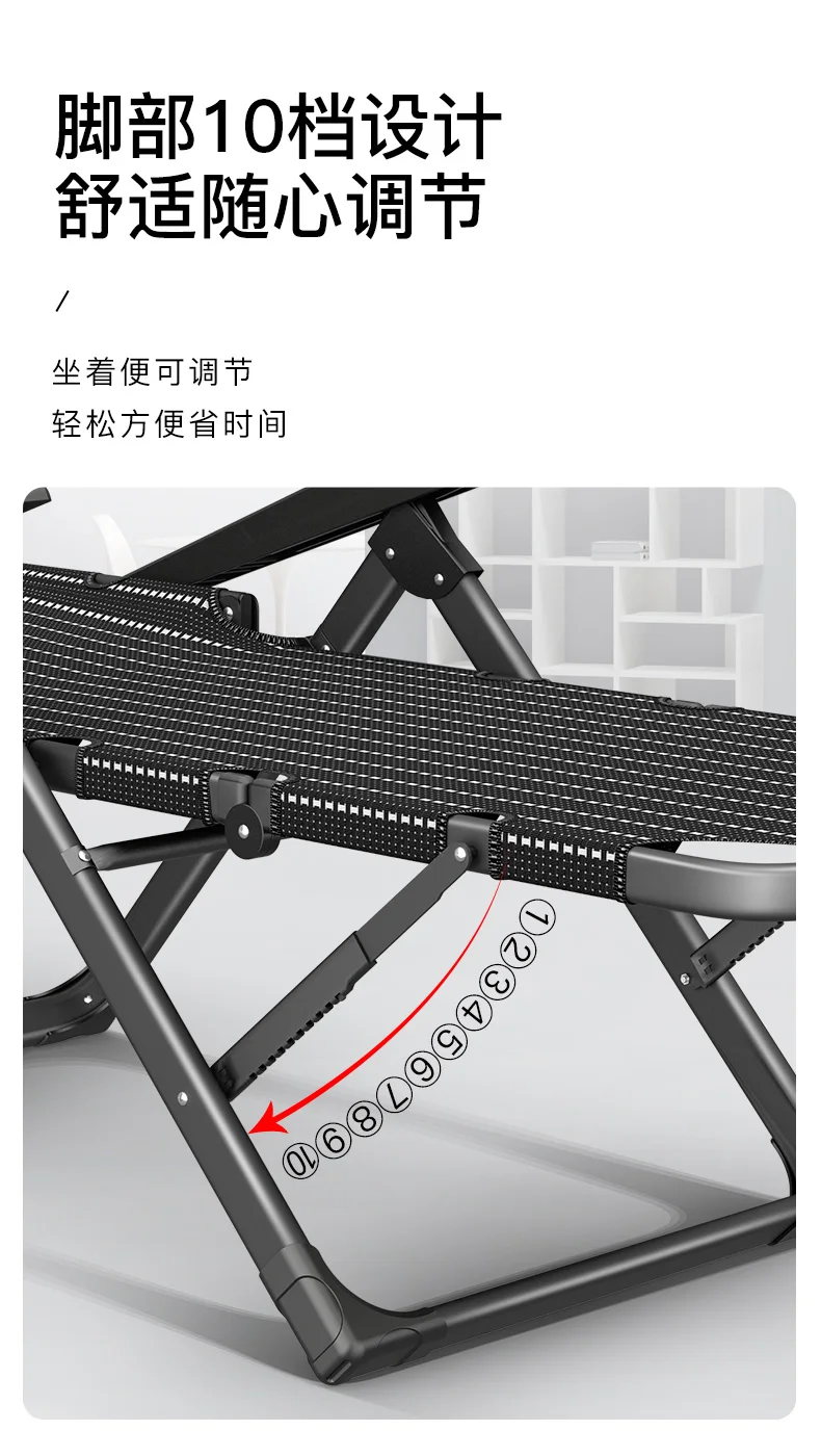 

Nap Folding Bed Portable Office Recliner Nap Bed Camp Bed Single Simple Bed Adult Folding Bed Home