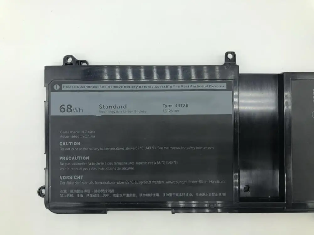 

Аккумулятор для ноутбука ALIENWARE 17 R4 15 R3 Tablet Series 9NJM1 0546FF 44T2R 546FF, 15,2 в, 68 Вт · ч