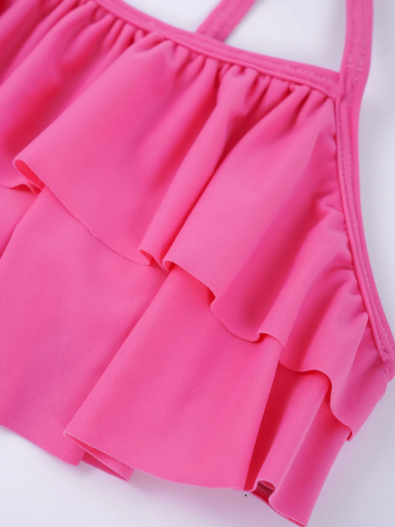 

Kids Girls 2PCS Swimsuit Swimwear Outfits Tankini Floral Printed Swimsuit Beachwear Bathing Suit Set Tops with Bottoms Briefs