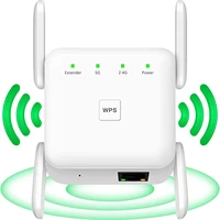5g wifi repeater wifi amplifier signal wireless network wi fi extender 1200mbps long range extender 5 ghz 2 4g wi fi booster