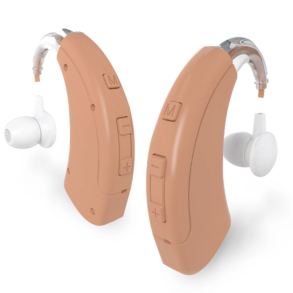 

Audifonos1PC Rechargeable Hearing Aid Sound Amplifier Hearing Impaired Invisible Ear Aids High Power Amplifier Sound Enhancer