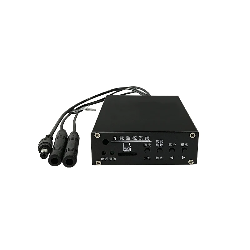 SZSUNTEX DC12V 24V super mini 2 канальный мобильный видеорегистратор грузовик Vision Видео