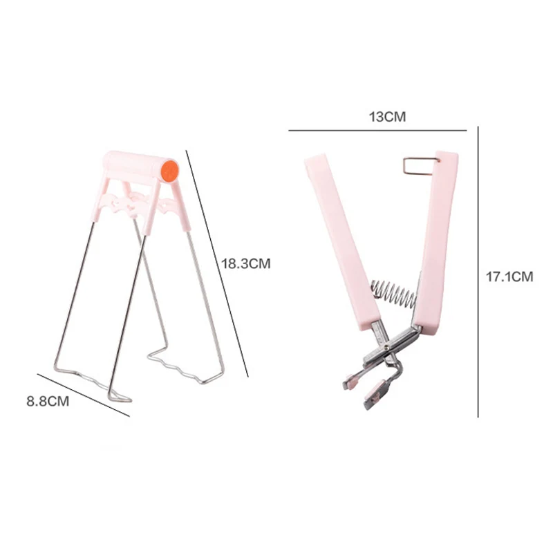 

Newly Non-slip Bowl Clip Kit Anti-Scald Plate Kitchen Accessories Holder Clamp for Pan Pot FIF66