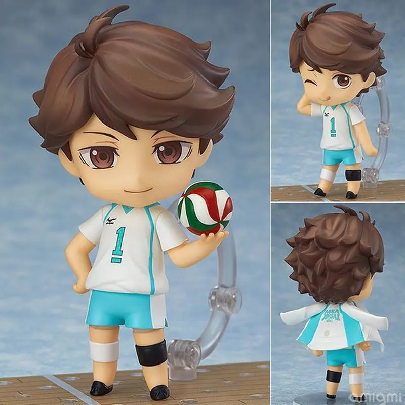 

10cm Anime Haikyuu Figures Kagegama Tobio 489# Oikawa Toru 563# Kozume Kenma 605# Hinata Shoya 461# PVC Model Toy gift