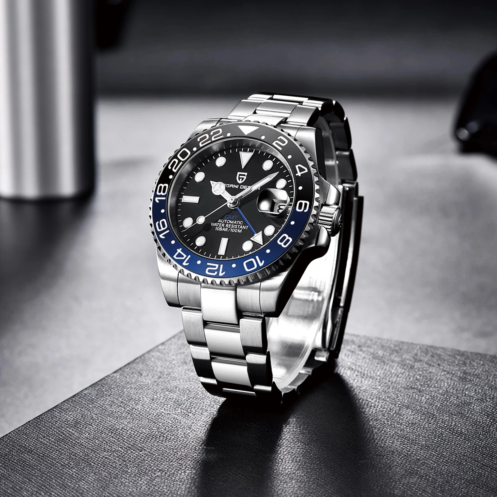 

2021 Brand New Men Business Wristwatch Sapphire Luminous Automatic Watches Stainless steel Ceramic Bezel Clock