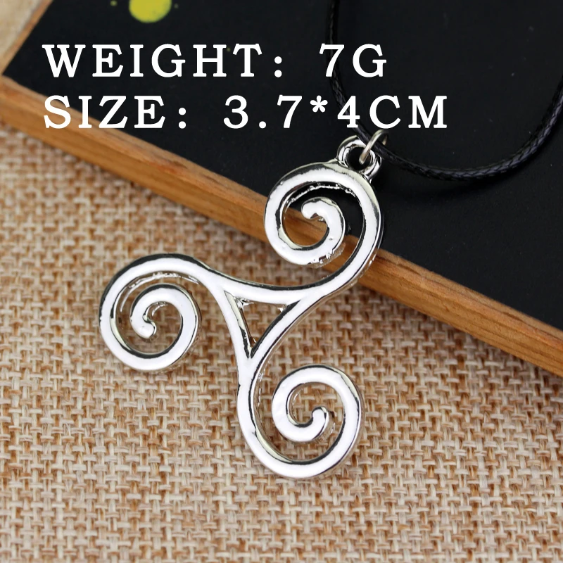 Норвежский символ викингов подвеска ожерелье Valknut серебряный цвет Коловрат