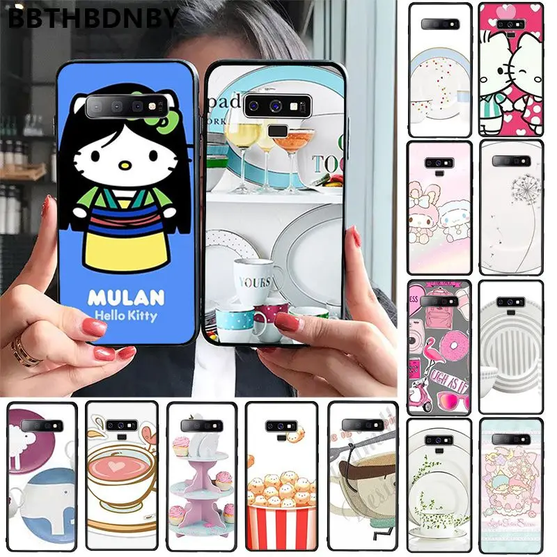 Чехол для телефона кофе DIY раскрашенный красивый чехол samsung S9 plus S6 edge S7 S8 S10