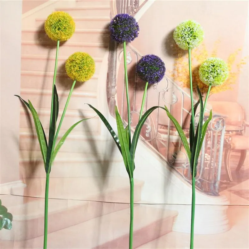 Искусственные Одуванчики 10 шт. (2 головки/шт.) длина 39 37 дюйма имитация шара