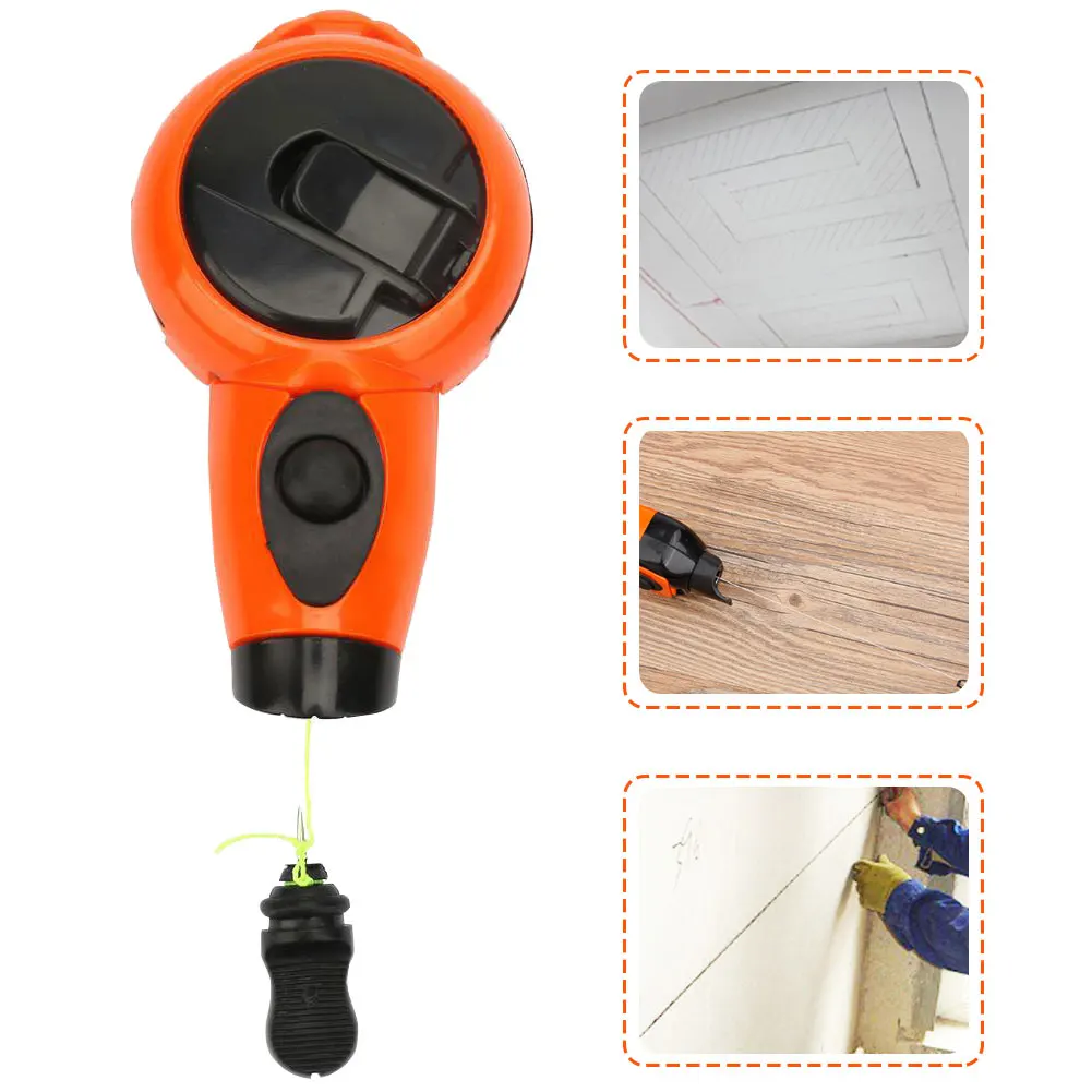 

Woodworking Construction Tool High Quality Carpenter Ink Marker Fountain Duct Chalk Line Nylon Cotton Thread Ink Scribes Marking