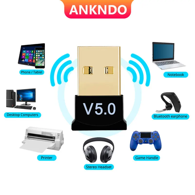 USB Bluetooth адаптер BT 5 0 беспроводной рецептор динамик файл приемник передатчик ключ
