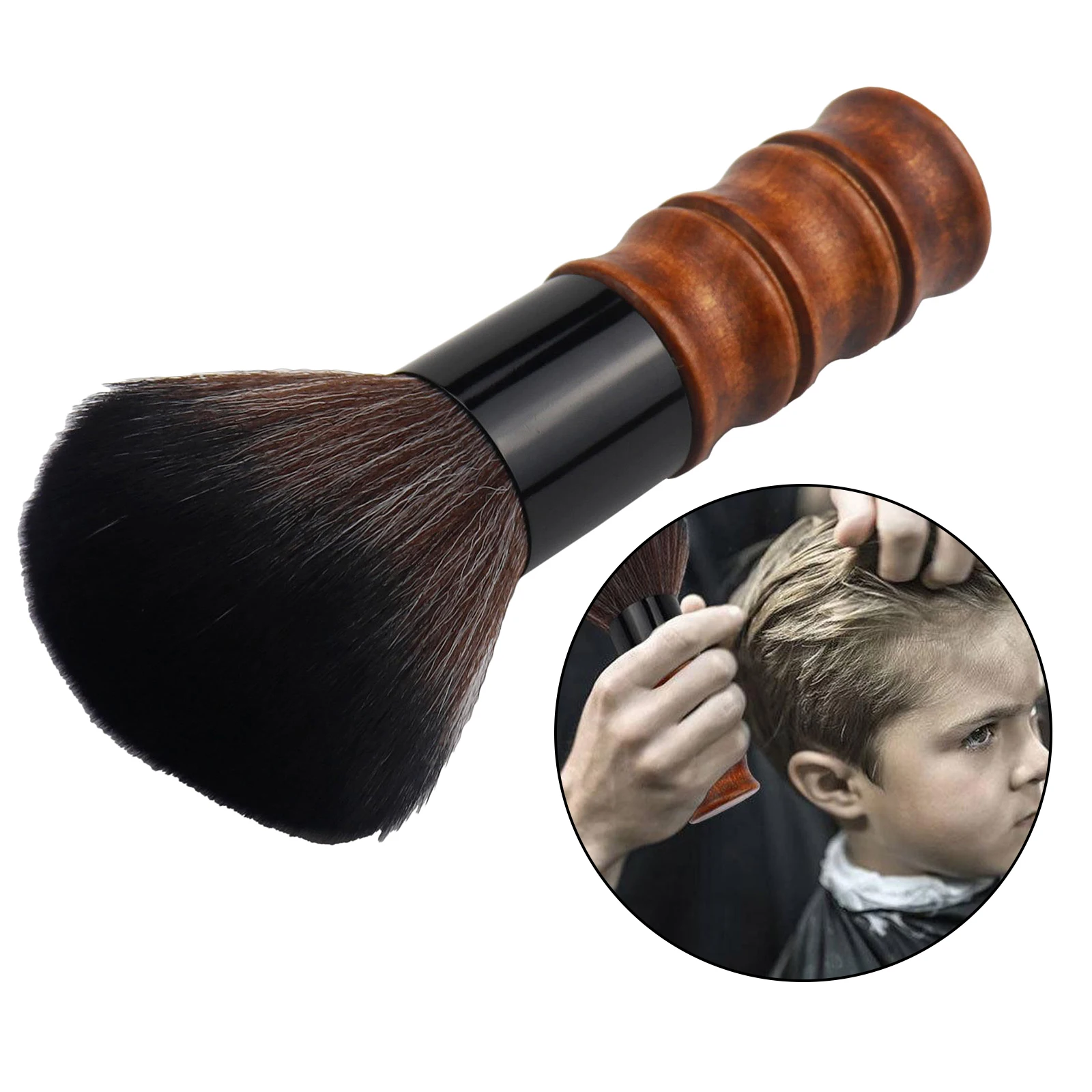 

Professional Duster Hair Brush Natural Fiber Cleaning Kit for Hair Cutting