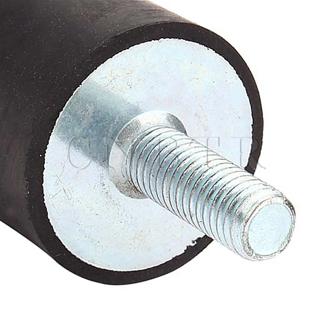 

CNBTR 20 x Black D30mm H20mm M8 Rubber Double Ends Screw Anti-Vibration Mount