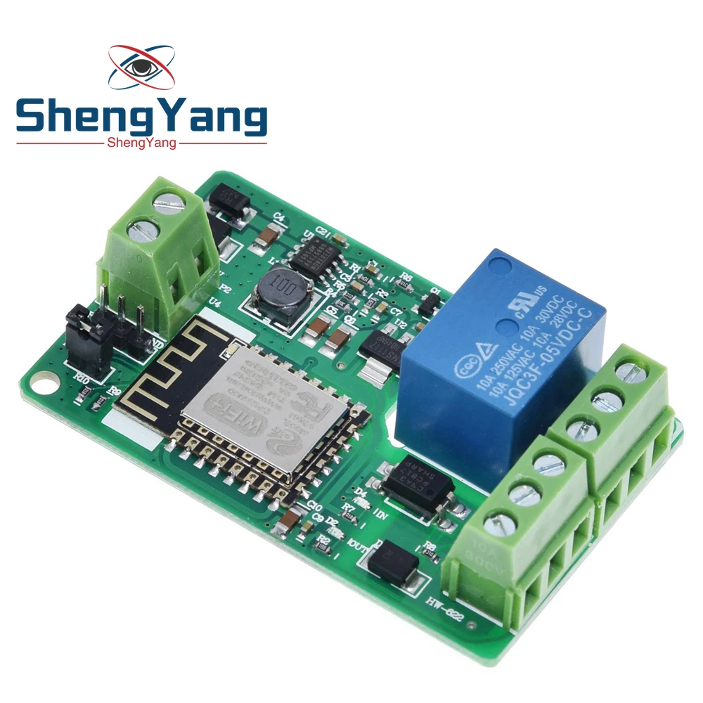 ESP8266 ESP-12F триггерный релейный модуль 10A 220V Сетевой реле WI-FI модуль Вход DC 7V~ 30 в 4 слоя доска телевизоры Вход автоматическая защита