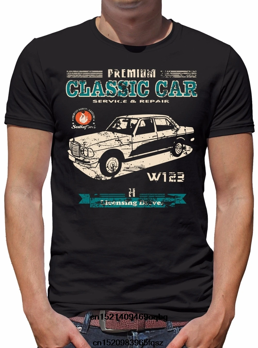 2018 Новая модная брендовая одежда модные футболки TLM Олдтаймер Typ W123 Youngtimer