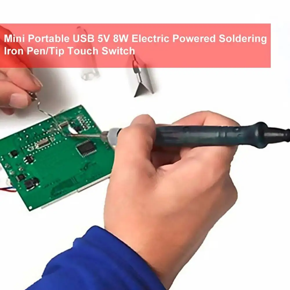 Портативный USB Электрический паяльник ручка 5 в 8 Вт сварочный пистолет ручные инструменты набор сварочное оборудование Электрические паяльники горячая распродажа