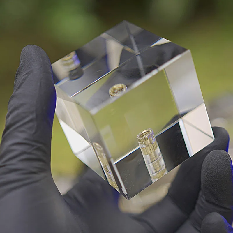 Шестигранный яркий светильник призмы комбинированный кубическая призма