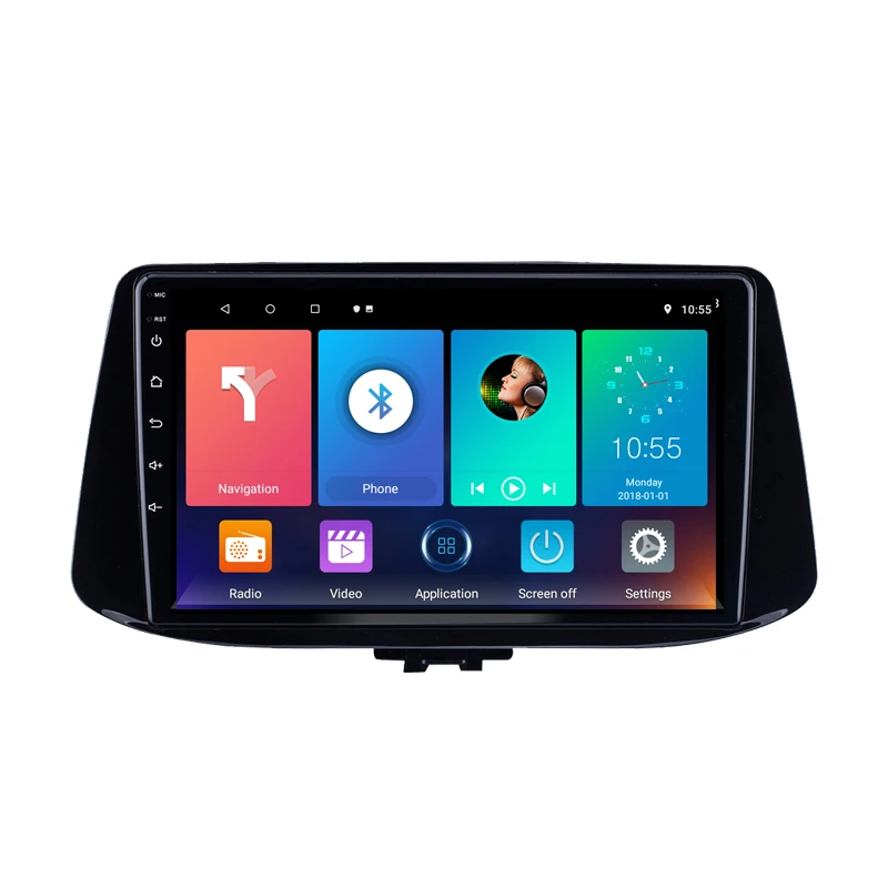 Автомобильный радиоприемник Carplay 2 Din Android 10 для Hyundai I30 2017-2021 автомобильный