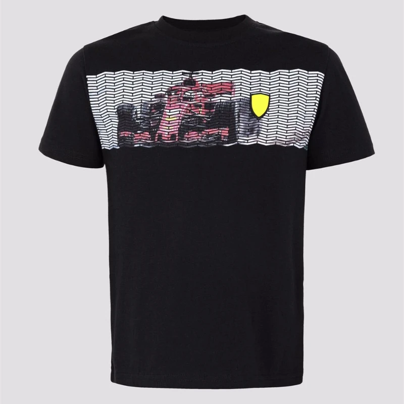 

2021 Summer Formula One F1 Team short-sleeved men's car logo racing fan T-shirt F1 official website same style team uniform