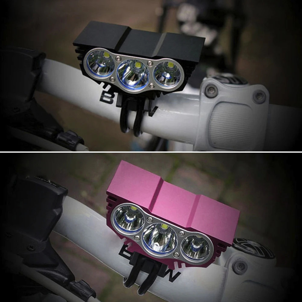 Водонепроницаемый светодиодный фонарик TSLEEN для велосипеда 3 * XM L T6 Cree