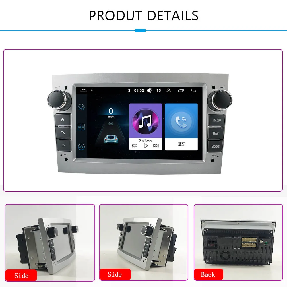 Автомагнитола 2 Din для opel Vauxhall Astra H G J Vectra Antara Zafira Corsa Vivaro Meriva Veda Android 10 0