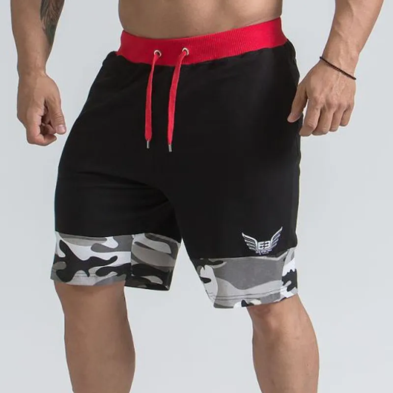 Новые мужские спортивные хлопковые шорты для бега Спорт на открытом воздухе