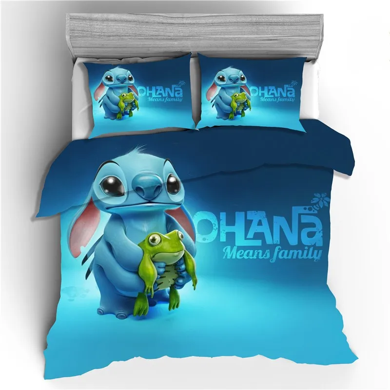 

Disney Lilo & Stitch Bedding Sets Twin Full Queen King Size All Seasons Quilt Cover Duvet Cover Set Pillowcases Luxury Decor