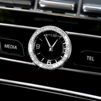 car center control clock watches time decoration ring cover stickers trim for mercedes benz w205 e260 c e cls s class
