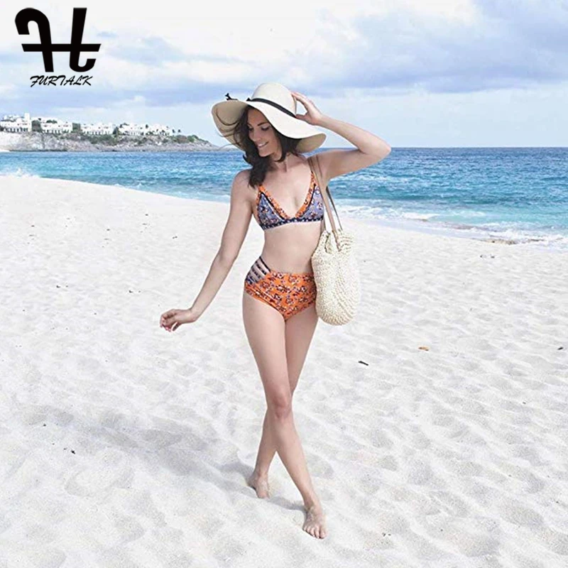 FURTALK Летние Соломенные Шляпы для Женщин Мода Дизайн Женщины Beach Sun Hat с Складной