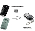 Пульт дистанционного управления для гаражных ворот RSC2 RSE 2 433,92 копировальный аппарат mhz