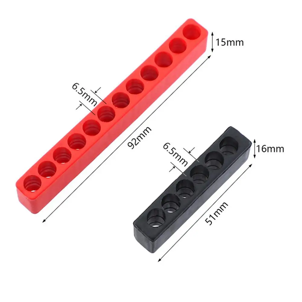 

5pcs Screwdriver Holder Soft and Moderate Durable Plastic Injection Hex Shank Drill Screw Magnetic Screwdriver Bit Holder