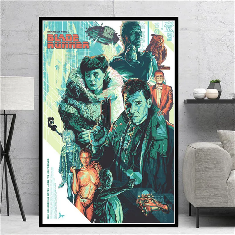 Популярная Картина по мотивам фильма Blade Runner 2049 на холсте подарочные постеры для