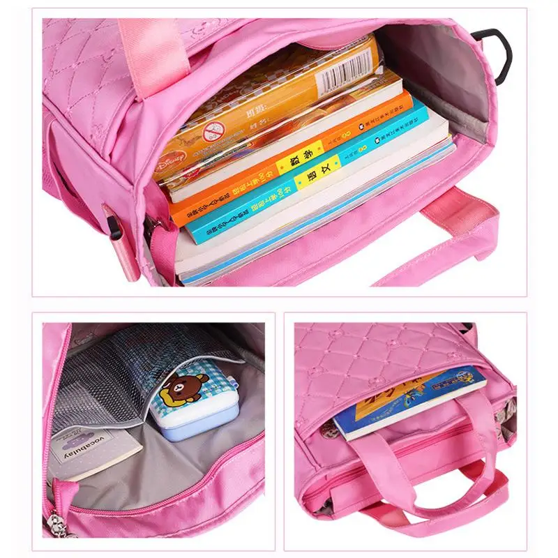 

SUN EIGHT Zipper School bags Unisex Study Handbag School Bag Kid Messenger Bags Children Travel Bolsa