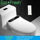 Умная накладка на сиденье унитаза Ecofresh, электронная накладка на сиденье с функцией сухого подогрева унитаза, 