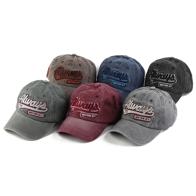 

Бейсболка Geebro для мужчин и женщин, хлопковая кепка в стиле хип-хоп, винтажная уличная Кепка Для Взрослых и пап, летняя