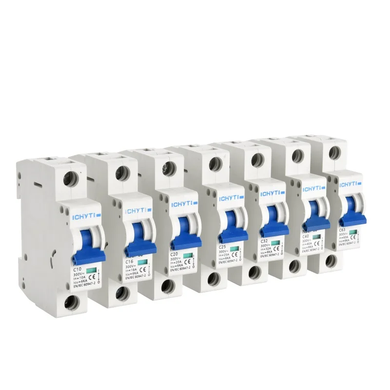 CHYT NBL7-63 2P PV Din Rail DC 600V 1000V 63A 6kA Solar Switch Mini Circuit Breaker MCB For Photovoltaic |
