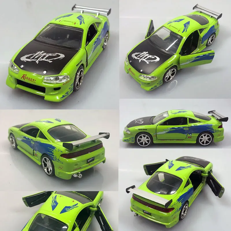 JADA 1/32 масштабная модель автомобиля игрушки 1995 Mitsubishi Eclipse литая металлическая модель автомобиля игрушка для подарка, детей, коллекция