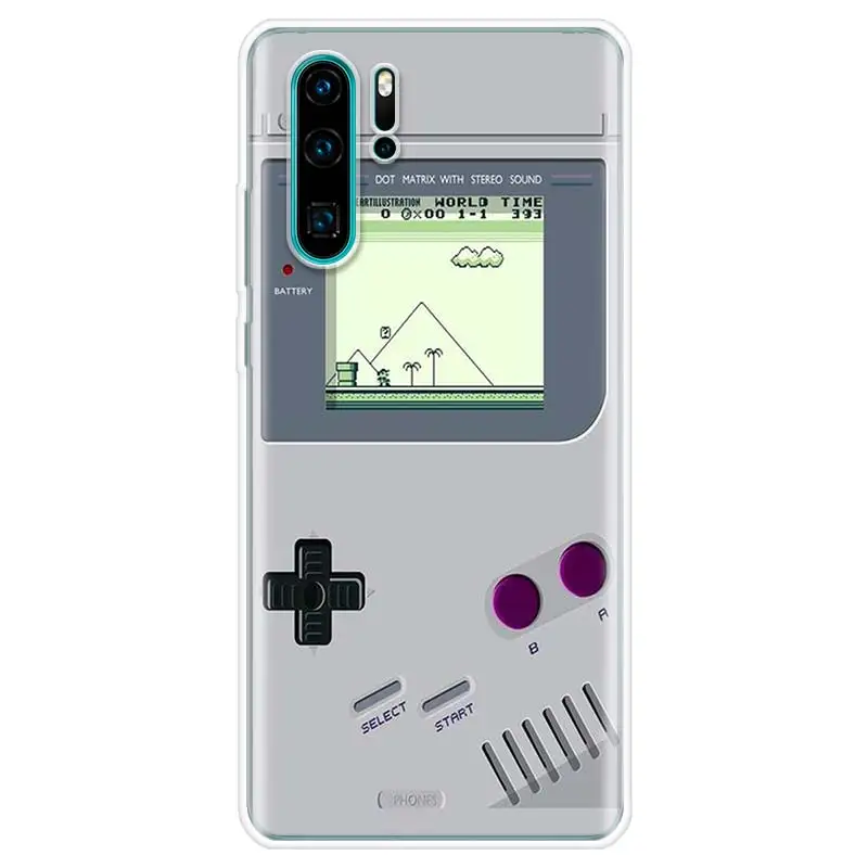 Retro mobile phone Phone Case For Huawei P30 Lite P40 P20 P10 P50 Mate 10 20 30 40 Pro Art Pattern Soft TPU Back Cover Fundas