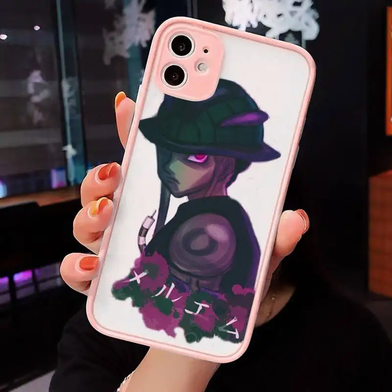 

Full-time Hunter Anime Phone Cases matte transparent For iphone 7 8 11 12 plus mini x xs xr pro max cover