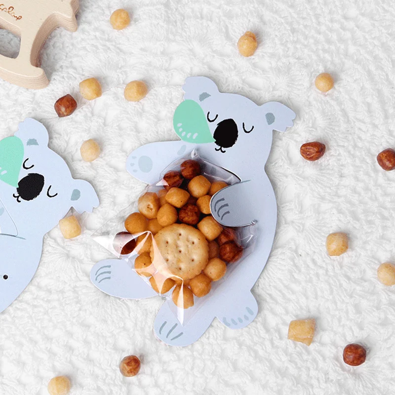 10 шт. пластиковые пакеты для печенья и конфет | Дом сад