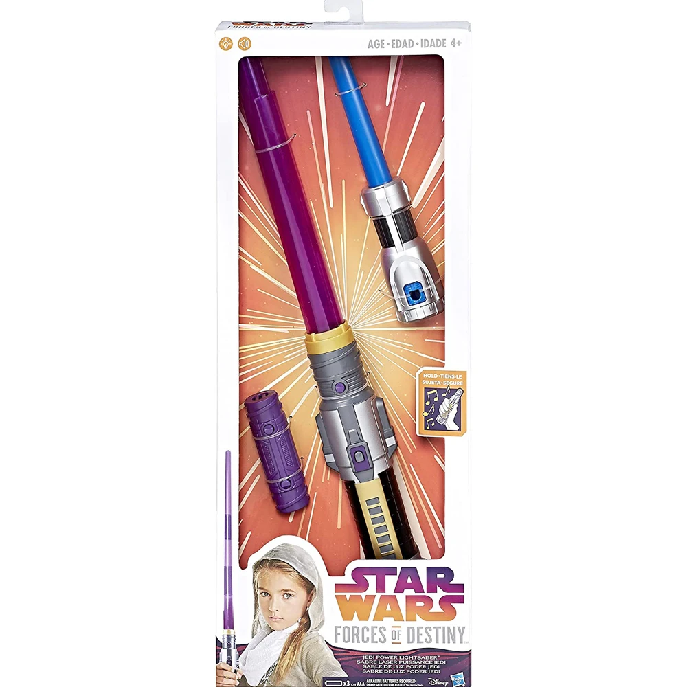 

Original Star Wars Forces of Destiny Jedi Power Lightsaber C2341 Hasbro Gift Toy for Kid Cosplay